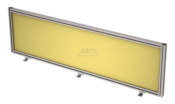 Мебель для персонала Барьер в алюминевом профиле фронтальный 9БТ.0407.6