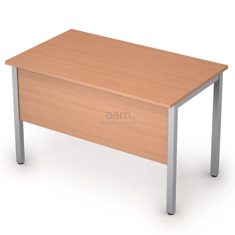 Мебель для персонала Стол прямолинейный на металлических опорах 2МД.108