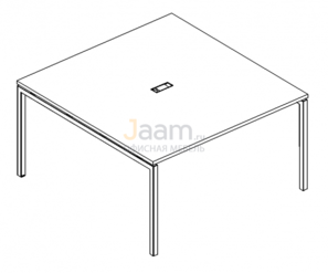 Стол для переговоров Стол для переговоров на металлокаркасе DUE Б2 134 БП