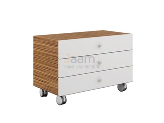 Кабинет руководителя Офисная тумба подкатная с 3-мя ящиками KYM80