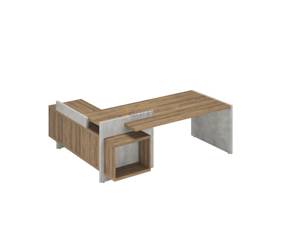 Кабинет руководителя Стол руководителя на опорной тумбе правый СФ-531202