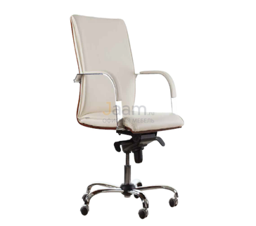 Кресло для руководителя Лондон/П Люкс Кожа стандартная/база алюминий