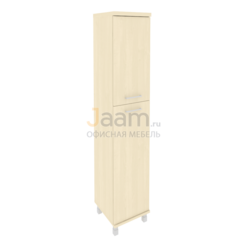 Кабинет руководителя Офисный шкаф высокий узкий левый KSU-1.8 Л