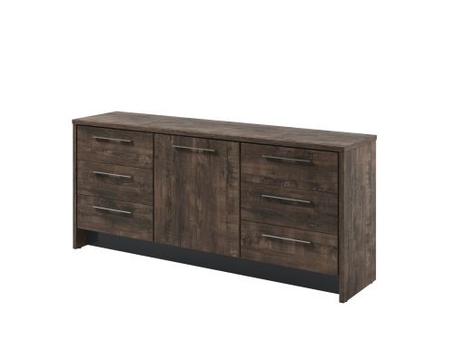 Тумба Torston T-13-02 2200x520x970 (Дуб Бунратти/Антрацит)