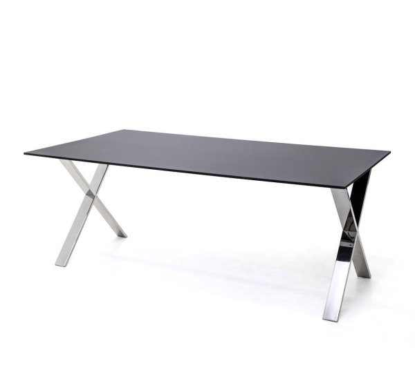 Стол для руководителя L190 1900х900х750 (Черный/Хром металл)