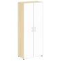 Шкаф для документов со стеклом белым LT.ST-1.10 R white