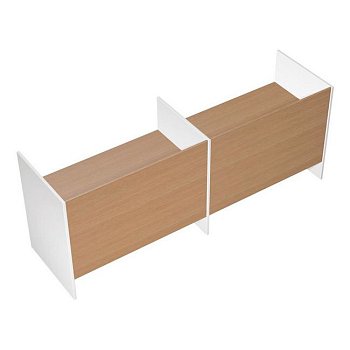 Рабочая станция на высоких опорах ДСП (2х120) Profiquadro КВ 1213-2 БВ 2470x806x1114