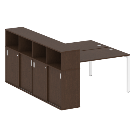 Рабочая станция с опорным шкафом-купе Metal System Style БП.РС-СШК-4.3 1910x2332x1098