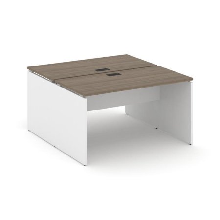 Рабочая станция 2-х сторонняя SN-D.DRS-003 (1380х1232х750) (Вяз Благородный/Белый)