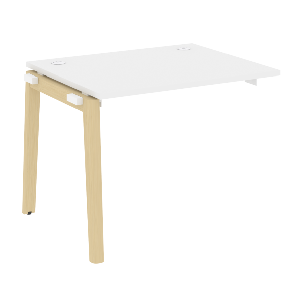 Наборный элемент рабочей станции на деревянных опорах Onix Wood OW.1.NRS-1.8 980x800x750