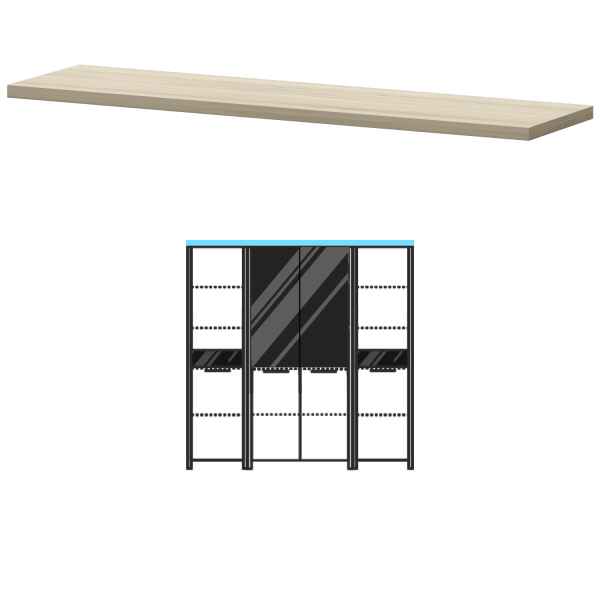 Топ Акцент КТ-76.38 1790x441x38