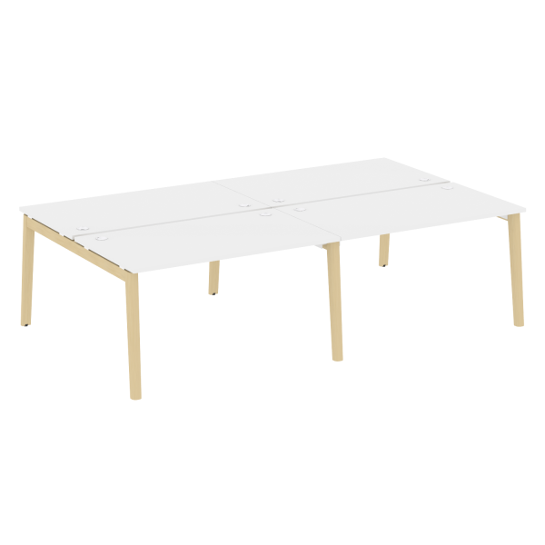 Рабочая станция на деревянных опорах Onix Wood OW.D.RS-4.3.8 2760x1635x750