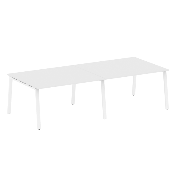 Стол для переговоров (2 столешницы) на А-образном м/к Metal System Style БА.ПРГ-2.3 2800x1235x750