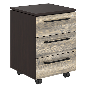Тумба подкатная в кабинет руководителя серии Morris MMC-3D 465x450x652