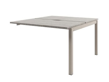 Стол-тандем на металлокаркасе, средняя секция Solution D-402 1200x1432x750