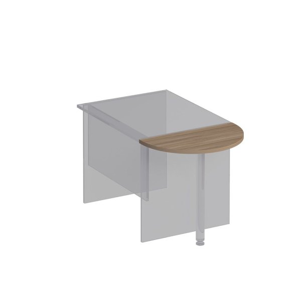 Приставка к столу без опоры Комфорт К 201 600x400x25 (Дуб шамони темный)