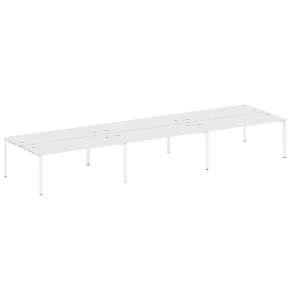 Рабочая станция на 6 раб. мест Metal System Style БП.СМ-6.5 5400x1475x750