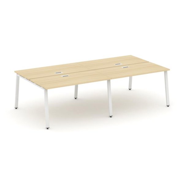 Рабочая станция 2-х сторонняя SN-6A.DRS-034 (3160х1232х750) (Акация Лорка/Металл Белый)