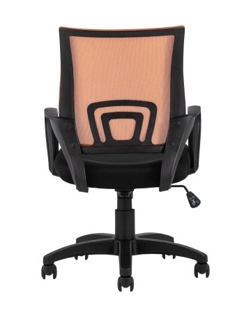 Кресло офисное TopChairs Simple оранжевое (Компьютерное кресло Simple оранжевый)
