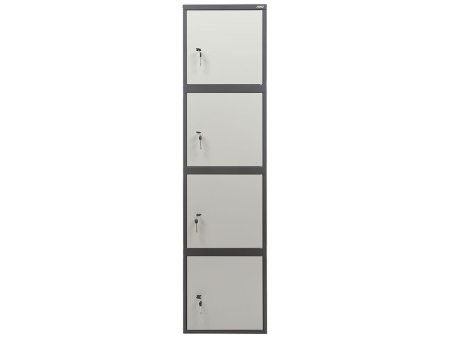 Бухгалтерский шкаф AIKO SL- 185/4 (Серый)