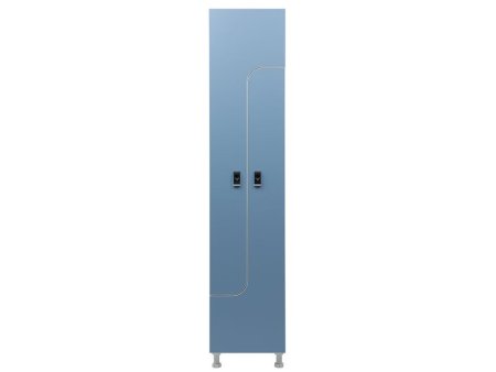 Шкаф для раздевалок WLZ 21-40 EL голубой/белый (Голубой | Белый)