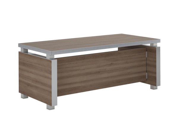 Стол в кабинет руководителя письменный Edvard EDV200 2200x900x750 (Дуб темный)