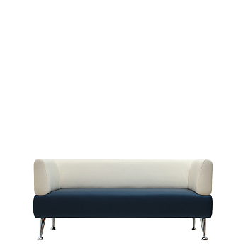 Диван офисный Норд (V-700) 2-х местный с подлокотниками