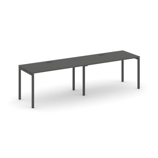 Рабочая станция 1 сторонняя SN-4P.ORS-004 (3160х600х750) (Антрацит/Металл Антрацит)